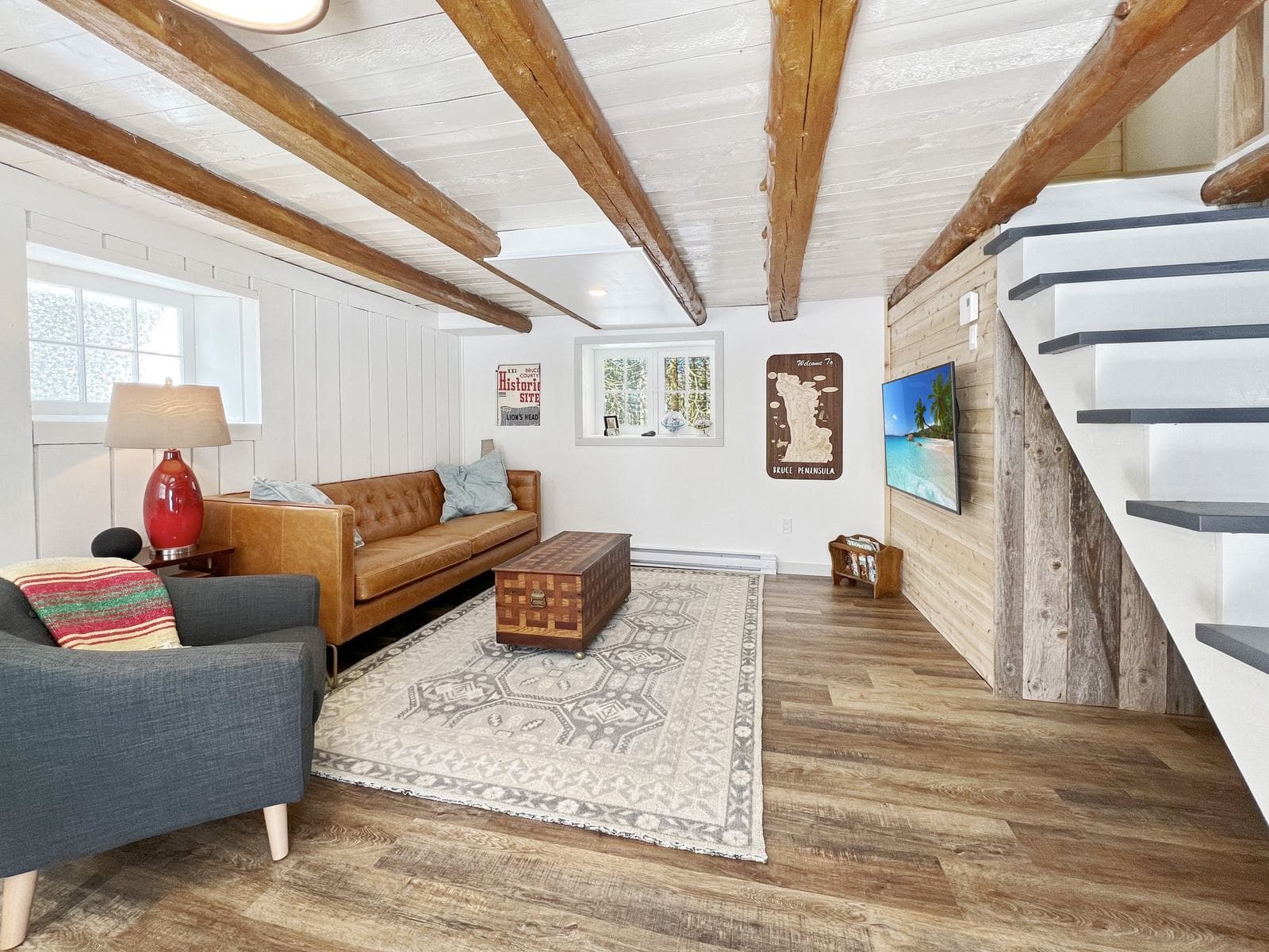 The Stone Barn living room